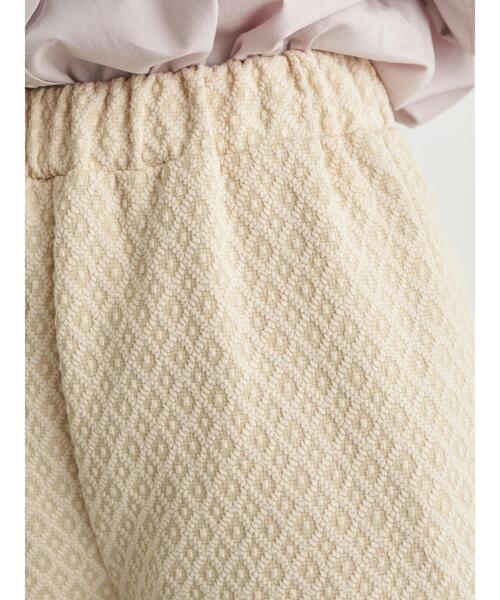 earth music&ecology(アースミュージックアンドエコロジー)の「幾何柄ジャガードパンツ *(その他パンツ・レディース・グレー/ベージュ・FREE)」の14枚目の写真