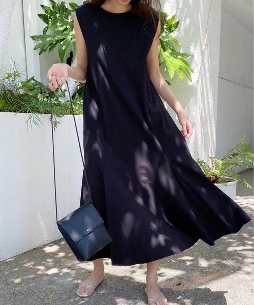 AZUL ENCANTO（アズールエンカント）の「UVネック 2WAY ワンピース（ワンピース・レディース・ブラック/ダークブラウン/ブルー/グリーン系その他・FREE）」の8枚目の写真