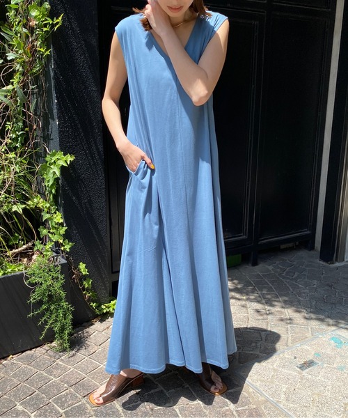 AZUL ENCANTO（アズールエンカント）の「UVネック 2WAY ワンピース（ワンピース・レディース・ブラック/ダークブラウン/ブルー/グリーン系その他・FREE）」の16枚目の写真