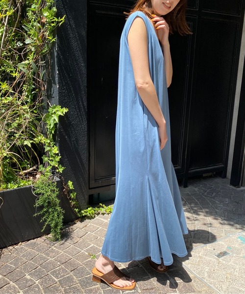 AZUL ENCANTO（アズールエンカント）の「UVネック 2WAY ワンピース（ワンピース・レディース・ブラック/ダークブラウン/ブルー/グリーン系その他・FREE）」の18枚目の写真