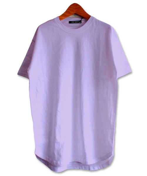 THE CASUAL(カジュアル)の「ビッグシルエット無地ワンピース ロング丈Tシャツ キッズ(ワンピース・キッズ・ミント/ラベンダー/ブラック/杢グレー/ネイビー/チャコール/ベージュ/モカ/カーキ/オフホワイト・160cm/140cm/130cm/120cm/150cm/110cm)」の10枚目の写真