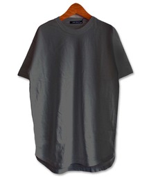 ビッグシルエット無地ワンピース ロング丈Tシャツ キッズ