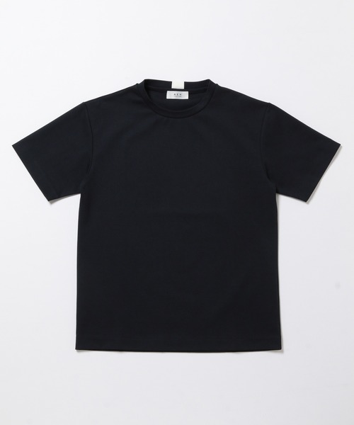 ADAM ET ROPE'(アダムエロペ)の「【アウトレット店舗・WEB限定】ポンチソリッドT21SS(Tシャツ/カットソー・メンズ・ネイビー/ホワイト・LL/M/L)」の1枚目の写真