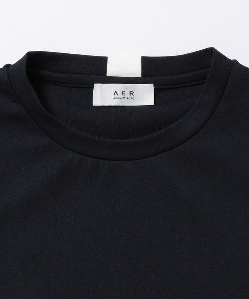 ADAM ET ROPE'(アダムエロペ)の「【アウトレット店舗・WEB限定】ポンチソリッドT21SS(Tシャツ/カットソー・メンズ・ネイビー/ホワイト・LL/M/L)」の4枚目の写真