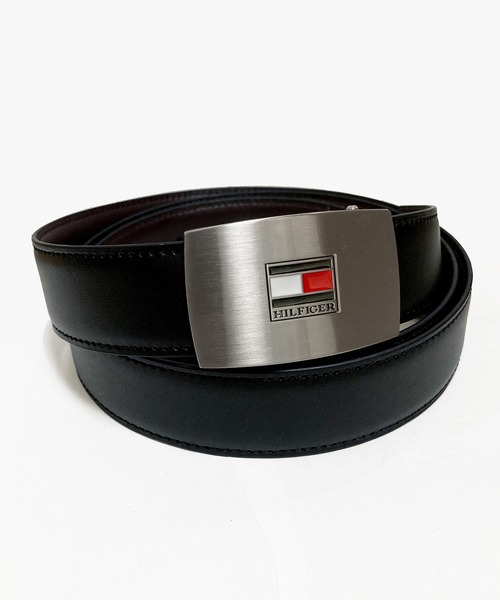 TOMMY HILFIGER（トミーヒルフィガー）の「【TOMMY HILFIGER/トミーヒルフィガー】リバーシブル 2WAYレザーベルト（ベルト・メンズ・ブラック・FREE）」の5枚目の写真