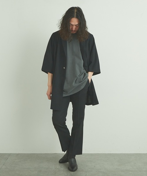 Lui's（ルイス）の「NEWセミフレアパンツ（スラックス・メンズ・ブラック/グリーン/ブルー・SMALL/MEDIUM）」の6枚目の写真