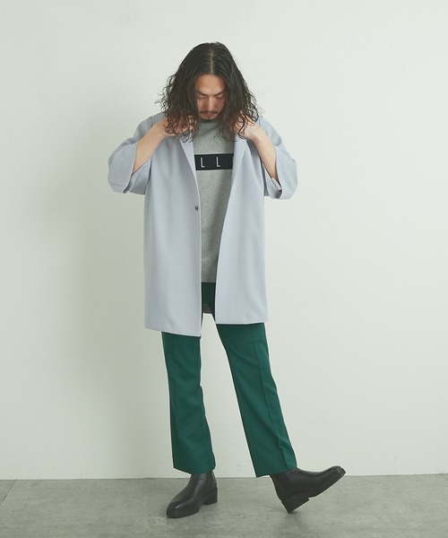 Lui's（ルイス）の「NEWセミフレアパンツ（スラックス・メンズ・ブラック/グリーン/ブルー・SMALL/MEDIUM）」の4枚目の写真