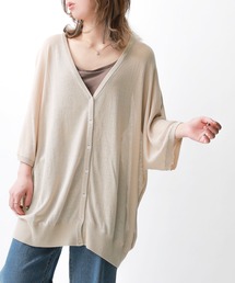 n'OrLABEL | 【機能素材】『五分袖ドルマンカーディガン』(カーディガン/ボレロ)