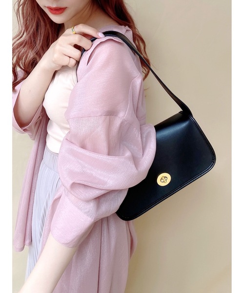 JUMELLE（ジュメロ）の「ブラックフラワーバッグ（ショルダーバッグ・レディース・A・FREE）」の6枚目の写真