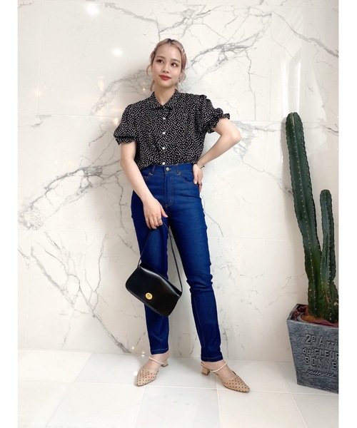 JUMELLE（ジュメロ）の「ブラックフラワーバッグ（ショルダーバッグ・レディース・A・FREE）」の21枚目の写真