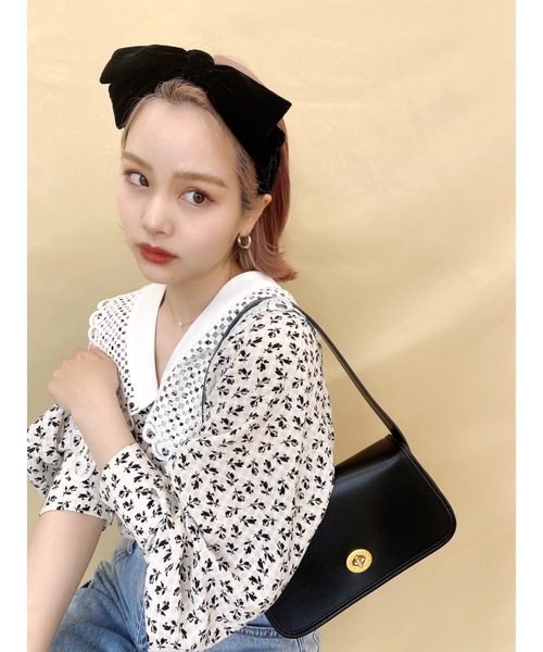 JUMELLE（ジュメロ）の「ブラックフラワーバッグ（ショルダーバッグ・レディース・A・FREE）」の16枚目の写真