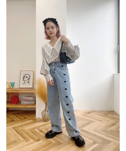 JUMELLE（ジュメロ）の「ブラックフラワーバッグ（ショルダーバッグ・レディース・A・FREE）」の15枚目の写真