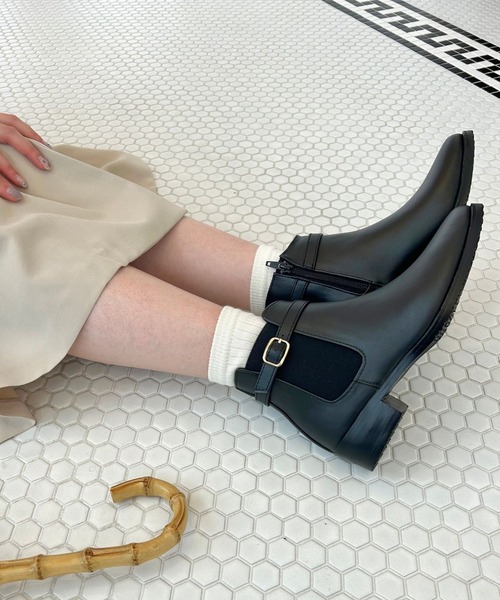 ORiental TRaffic（オリエンタルトラフィック）の「ベルトゴアレインブーツ/R-0013（レインシューズ・レディース・ブラック・LL/3L/SS/S/M/L）」の12枚目の写真