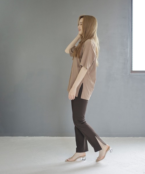 SESTO（セスト）の「サークルクリアヒールのスクエアトゥミュール（サンダル・レディース・ベージュ/ゴールド/アイボリー/ミント・LL/3L/S/M/L）」の17枚目の写真