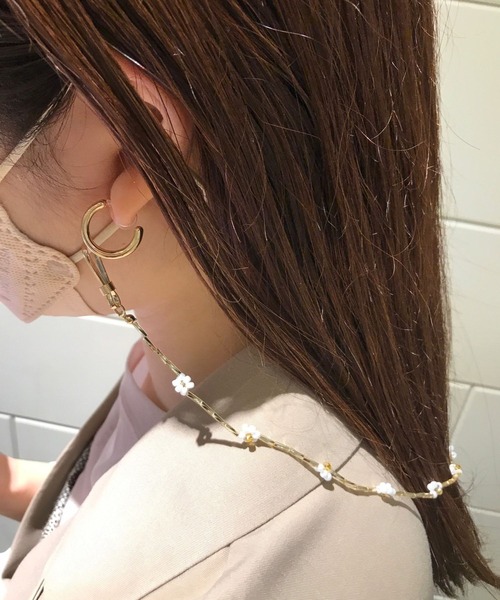 Me%(ミィパーセント)の「タケビーズマルチストラップ(ネックレス・レディース・ホワイト/サックスブルー/ブラック・FREE)」の5枚目の写真