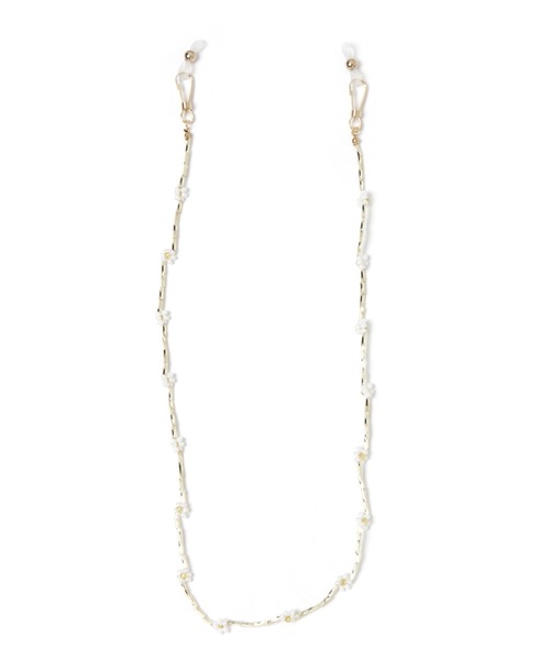 Me%(ミィパーセント)の「タケビーズマルチストラップ(ネックレス・レディース・ホワイト/サックスブルー/ブラック・FREE)」の17枚目の写真