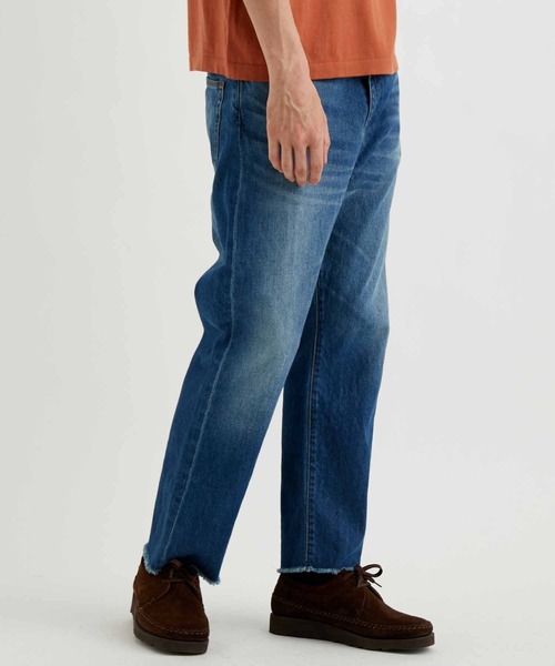 ADAM ET ROPE'（アダムエロペ）の「カットオフ ライトオンス アンクル デニムパンツ（デニムパンツ・メンズ・インディゴブルー・S/M/L/XL）」の9枚目の写真