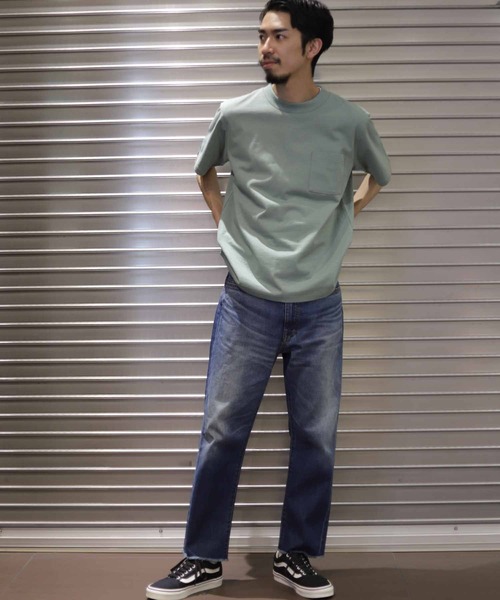 ADAM ET ROPE'（アダムエロペ）の「カットオフ ライトオンス アンクル デニムパンツ（デニムパンツ・メンズ・インディゴブルー・S/M/L/XL）」の16枚目の写真