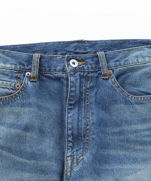 ADAM ET ROPE'（アダムエロペ）の「カットオフ ライトオンス アンクル デニムパンツ（デニムパンツ・メンズ・インディゴブルー・S/M/L/XL）」の21枚目の写真