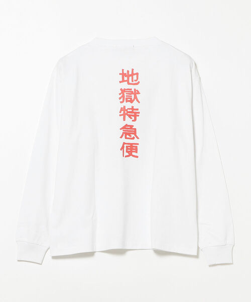 Delivery Hells(デリバリーヘルズ)の「Delivery Hells / 地獄 ロングスリーブ Tシャツ(Tシャツ/カットソー・メンズ・ホワイト/ブラック・MEDIUM/X-LARGE/LARGE)」の9枚目の写真