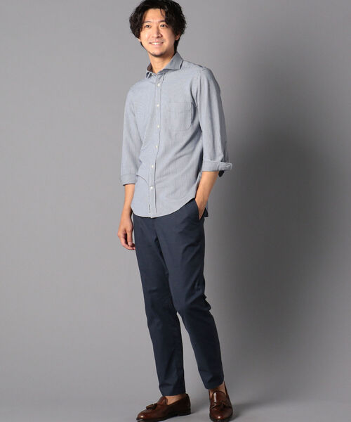 NOLLEY'S goodman（ノーリーズグッドマン）の「サマー テーパード イージーパンツ（スラックス・メンズ・ベージュ/ネイビー/グレー/ブルー・SMALL/MEDIUM/LARGE/X-LARGE）」の7枚目の写真