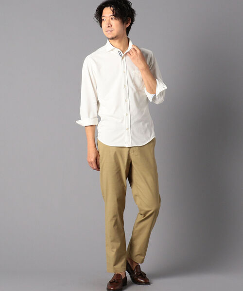 NOLLEY'S goodman（ノーリーズグッドマン）の「サマー テーパード イージーパンツ（スラックス・メンズ・ベージュ/ネイビー/グレー/ブルー・SMALL/MEDIUM/LARGE/X-LARGE）」の6枚目の写真