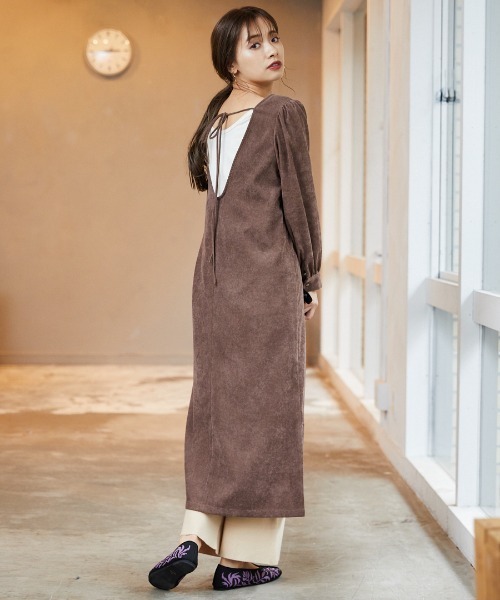 セール ブランド古着 長袖ワンピース ワンピース Mysty Woman ミスティウーマン のファッション通販 Zozoused