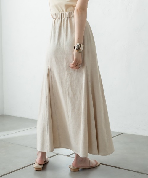 mystic(ミスティック)の「パネルマーメイドスカート(スカート・レディース・チャコールグレー/アイボリー・1/2)」の10枚目の写真