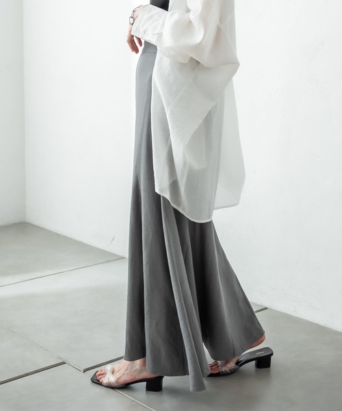 mystic(ミスティック)の「パネルマーメイドスカート(スカート・レディース・チャコールグレー/アイボリー・1/2)」の16枚目の写真