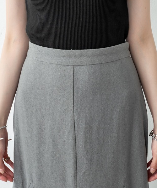 mystic(ミスティック)の「パネルマーメイドスカート(スカート・レディース・チャコールグレー/アイボリー・1/2)」の20枚目の写真