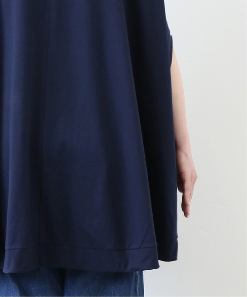 JOURNAL STANDARD LUXE(ジャーナルスタンダード ラックス)の「クラシックテンジク ポンチョ◆3(Tシャツ/カットソー・レディース・ブラック/チャコールグレー・FREE)」の3枚目の写真