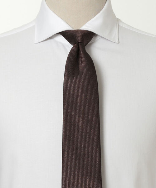 B:MING by BEAMS（ビーミングバイビームス）の「B:MING by BEAMS / シルク ソリッド ネクタイ 21F-2（ネクタイ・メンズ・ブラウン/インディゴブルー/グレー/ネイビー/ブラック系その他4/ダークブラウン/ブルー系その他4/ワイン/チャコールグレー/ブラウン系その他5・ONE SIZE）」の5枚目の写真