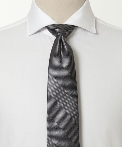 B:MING by BEAMS（ビーミングバイビームス）の「B:MING by BEAMS / シルク ソリッド ネクタイ 21F-2（ネクタイ・メンズ・ブラウン/インディゴブルー/グレー/ネイビー/ブラック系その他4/ダークブラウン/ブルー系その他4/ワイン/チャコールグレー/ブラウン系その他5・ONE SIZE）」の3枚目の写真