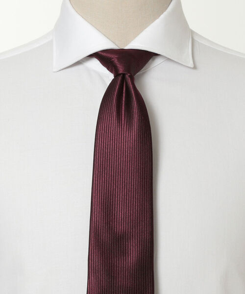 B:MING by BEAMS（ビーミングバイビームス）の「B:MING by BEAMS / シルク ソリッド ネクタイ 21F-2（ネクタイ・メンズ・ブラウン/インディゴブルー/グレー/ネイビー/ブラック系その他4/ダークブラウン/ブルー系その他4/ワイン/チャコールグレー/ブラウン系その他5・ONE SIZE）」の10枚目の写真