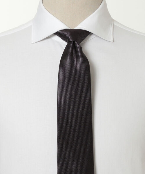 B:MING by BEAMS（ビーミングバイビームス）の「B:MING by BEAMS / シルク ソリッド ネクタイ 21F-2（ネクタイ・メンズ・ブラウン/インディゴブルー/グレー/ネイビー/ブラック系その他4/ダークブラウン/ブルー系その他4/ワイン/チャコールグレー/ブラウン系その他5・ONE SIZE）」の2枚目の写真