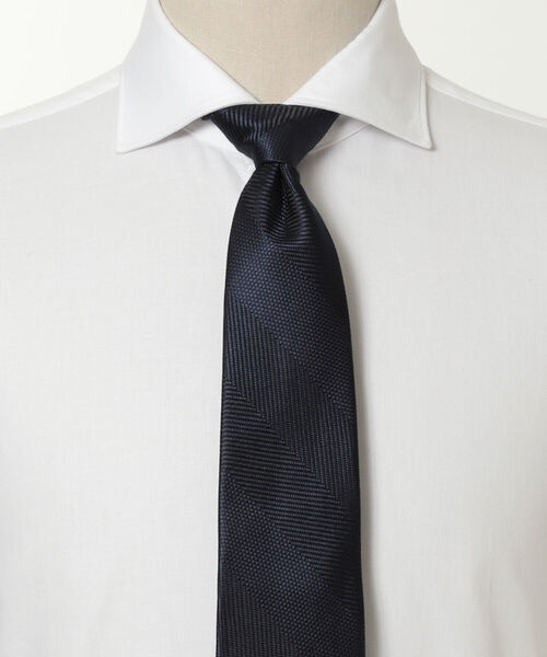 B:MING by BEAMS（ビーミングバイビームス）の「B:MING by BEAMS / シルク ソリッド ネクタイ 21F-2（ネクタイ・メンズ・ブラウン/インディゴブルー/グレー/ネイビー/ブラック系その他4/ダークブラウン/ブルー系その他4/ワイン/チャコールグレー/ブラウン系その他5・ONE SIZE）」の9枚目の写真