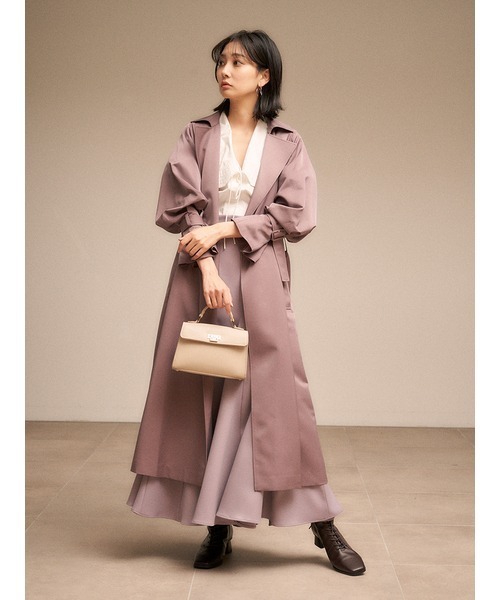 SNIDEL（スナイデル）の「フロントメタルバッグ（ショルダーバッグ・レディース・ライトベージュ/ブラック/サックスブルー・FREE）」の4枚目の写真