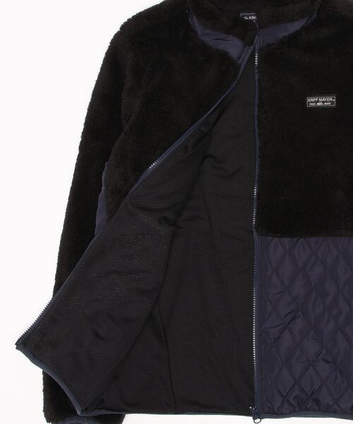 KRIFF MAYER Kid's Collection（クリフメイヤーキッズコレクション）の「モコキルトJK（ブルゾン・キッズ・グレー/カーキ/ブラック/ブラウン・160/140/150/130/120/170）」の6枚目の写真