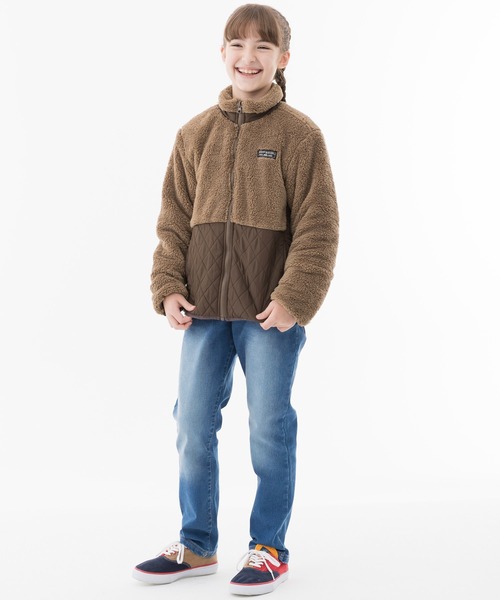 KRIFF MAYER Kid's Collection（クリフメイヤーキッズコレクション）の「モコキルトJK（ブルゾン・キッズ・グレー/カーキ/ブラック/ブラウン・160/140/150/130/120/170）」の7枚目の写真