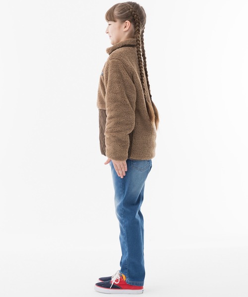 KRIFF MAYER Kid's Collection（クリフメイヤーキッズコレクション）の「モコキルトJK（ブルゾン・キッズ・グレー/カーキ/ブラック/ブラウン・160/140/150/130/120/170）」の8枚目の写真