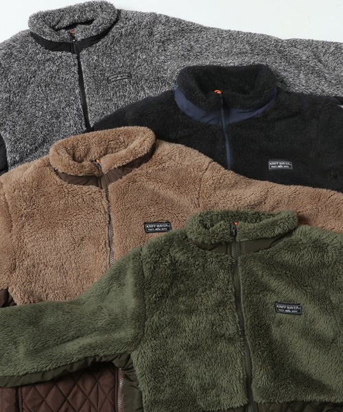 KRIFF MAYER Kid's Collection（クリフメイヤーキッズコレクション）の「モコキルトJK（ブルゾン・キッズ・グレー/カーキ/ブラック/ブラウン・160/140/150/130/120/170）」の21枚目の写真