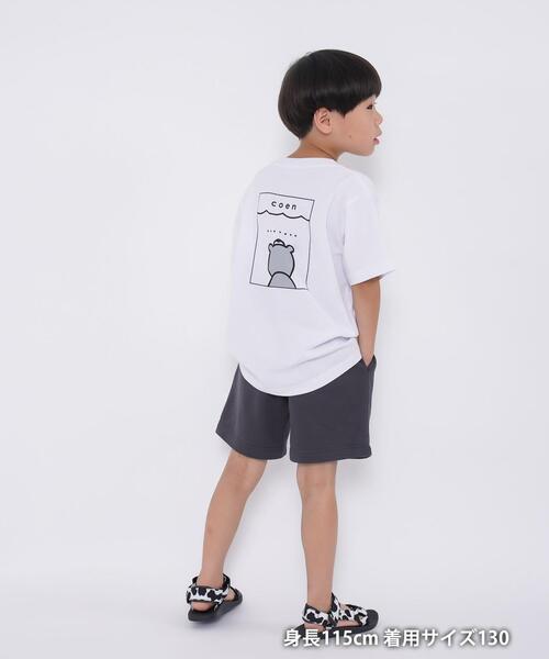 coen(コーエン)の「【coen キッズ/ジュニア】コーエンベア× JAWSコラボ刺繍Tシャツ(Tシャツ/カットソー・キッズ・ホワイト/ブラック・110/120/130/100)」の8枚目の写真
