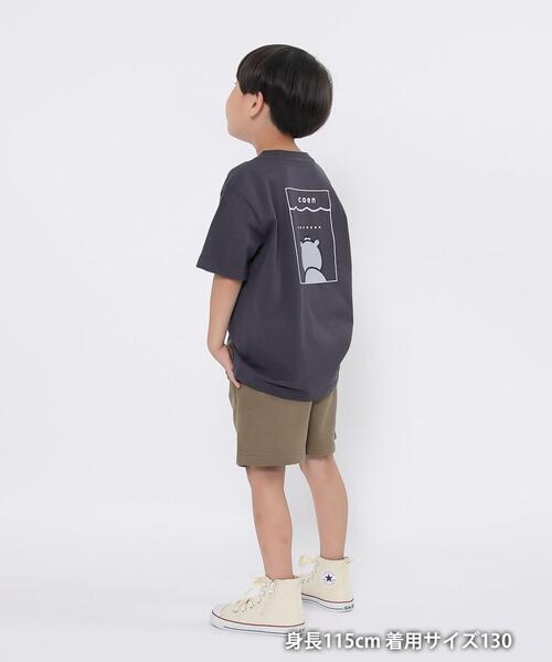 coen(コーエン)の「【coen キッズ/ジュニア】コーエンベア× JAWSコラボ刺繍Tシャツ(Tシャツ/カットソー・キッズ・ホワイト/ブラック・110/120/130/100)」の14枚目の写真