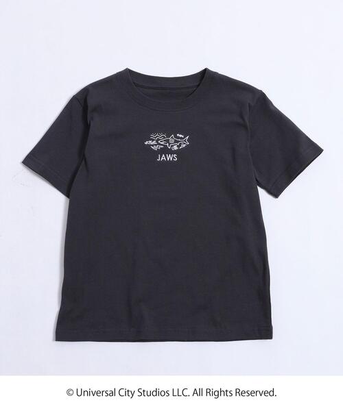 coen(コーエン)の「【coen キッズ/ジュニア】コーエンベア× JAWSコラボ刺繍Tシャツ(Tシャツ/カットソー・キッズ・ホワイト/ブラック・110/120/130/100)」の9枚目の写真