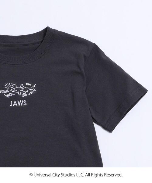 coen(コーエン)の「【coen キッズ/ジュニア】コーエンベア× JAWSコラボ刺繍Tシャツ(Tシャツ/カットソー・キッズ・ホワイト/ブラック・110/120/130/100)」の15枚目の写真