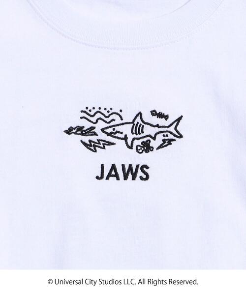coen(コーエン)の「【coen キッズ/ジュニア】コーエンベア× JAWSコラボ刺繍Tシャツ(Tシャツ/カットソー・キッズ・ホワイト/ブラック・110/120/130/100)」の10枚目の写真