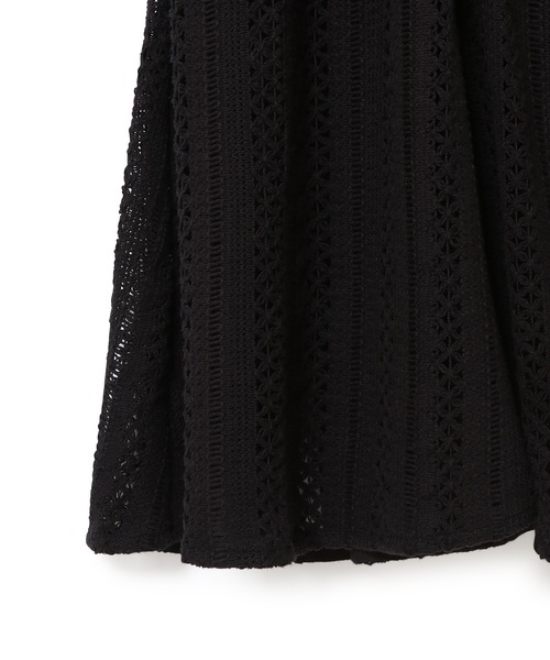 ADAM ET ROPE'(アダムエロペ)の「インドレースパネルスカート(スカート・レディース・ブラック/ダークブラウン・36/38)」の11枚目の写真