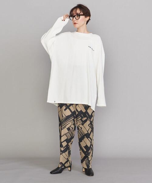 TheOpen Product（ザオープンプロダクト）の「＜TheOpen Product＞ステッチロングスリーブカットソー（Tシャツ/カットソー・レディース・ホワイト/ケリー・FREE）」の9枚目の写真