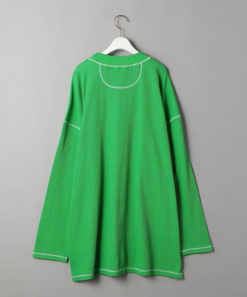 TheOpen Product（ザオープンプロダクト）の「＜TheOpen Product＞ステッチロングスリーブカットソー（Tシャツ/カットソー・レディース・ホワイト/ケリー・FREE）」の4枚目の写真