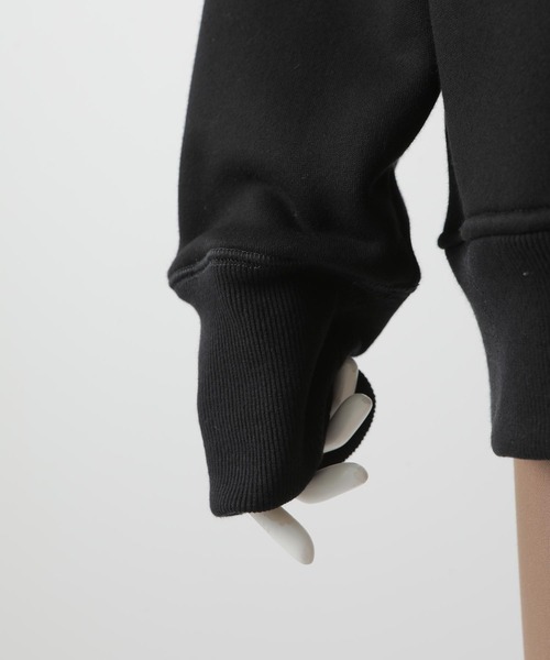 MILKFED.(ミルクフェド)の「COPPER LOGO PATCH SWEAT HOODIE(パーカー・レディース・ブラック/ブラウン/レッド/グリーン/アッシュ・ONE SIZE)」の9枚目の写真